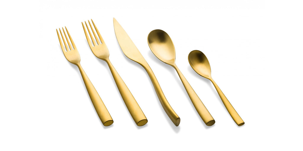 Arte Ice Oro 5-Piece Place Setting - gold or silver