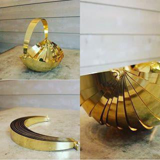 Gold callopsable bowl