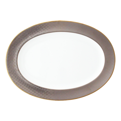 Fortune Oval Platter in gold or silver