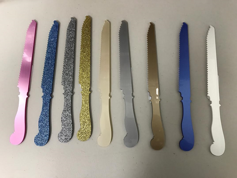Bread/ challa/ cake  knife acrylic - variety of colors